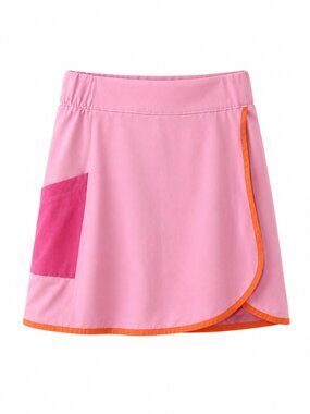 NWT Columbia Pink Orange Active Fit Skort Size Small